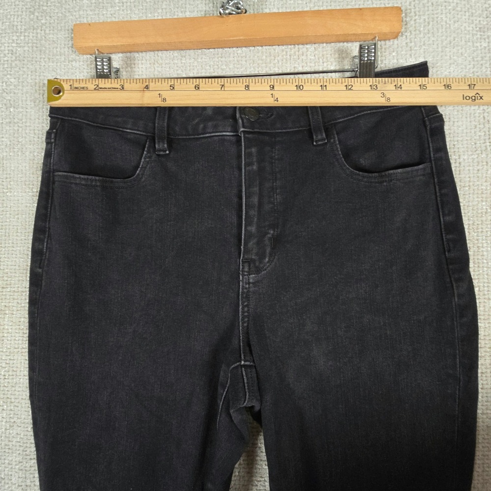 American Eagle Dream Stretch Skinny Jeans Womens 12 Regular Black High Rise - Picture 5 of 9